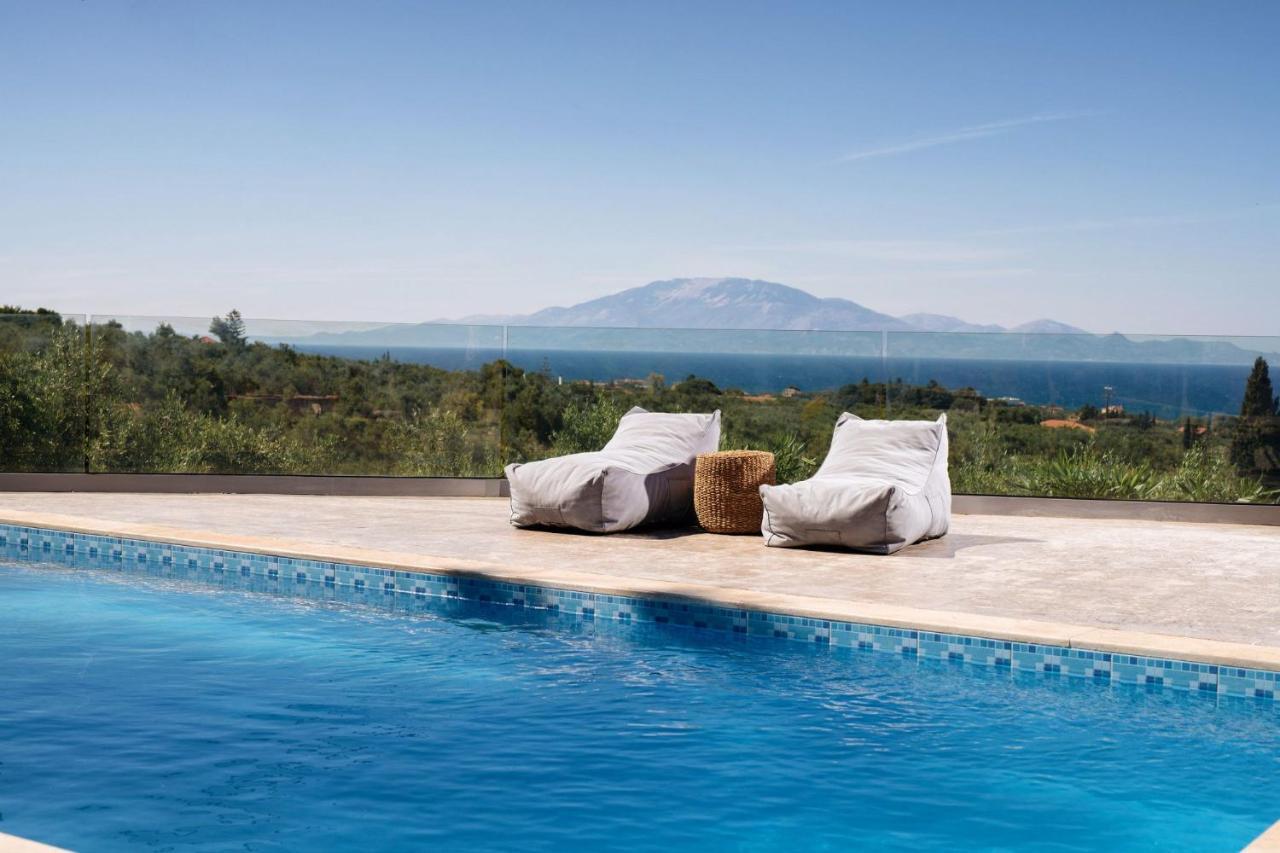 Villa Venia - Cozy Escape With Scenic Sew View, By Zantewize Tragaki Exteriör bild