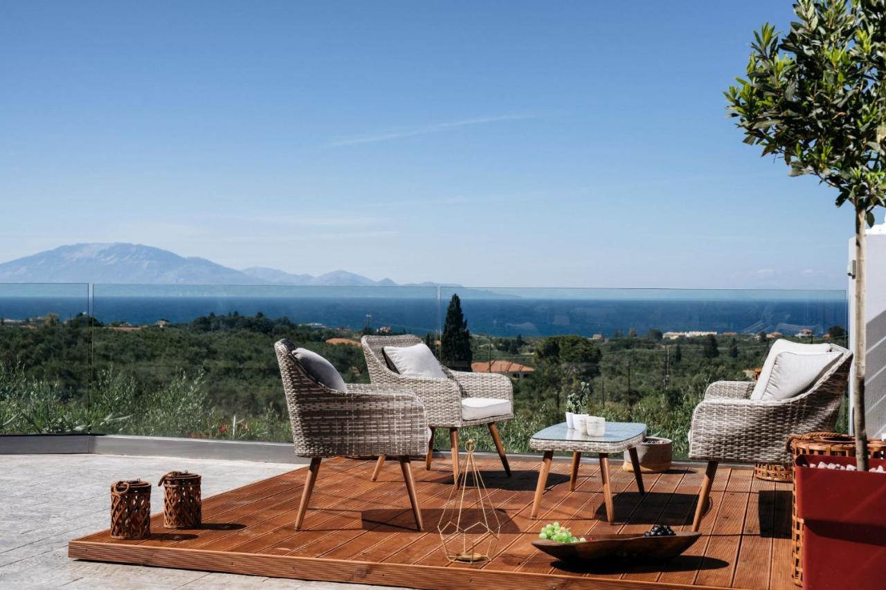Villa Venia - Cozy Escape With Scenic Sew View, By Zantewize Tragaki Exteriör bild