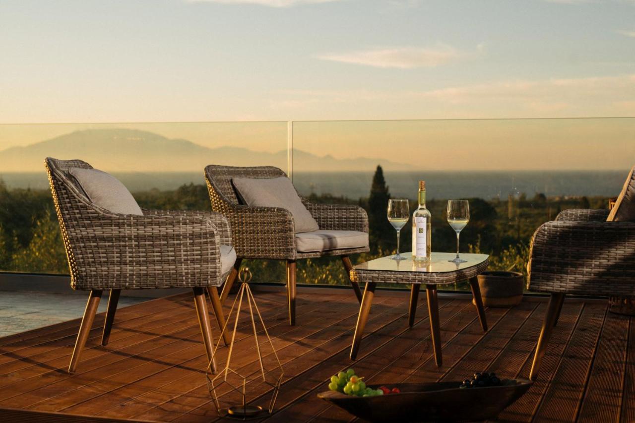Villa Venia - Cozy Escape With Scenic Sew View, By Zantewize Tragaki Exteriör bild