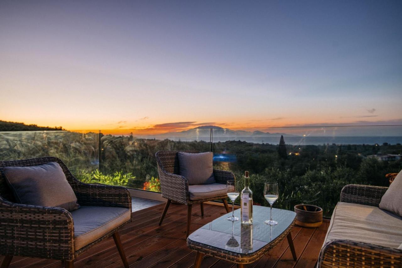 Villa Venia - Cozy Escape With Scenic Sew View, By Zantewize Tragaki Exteriör bild