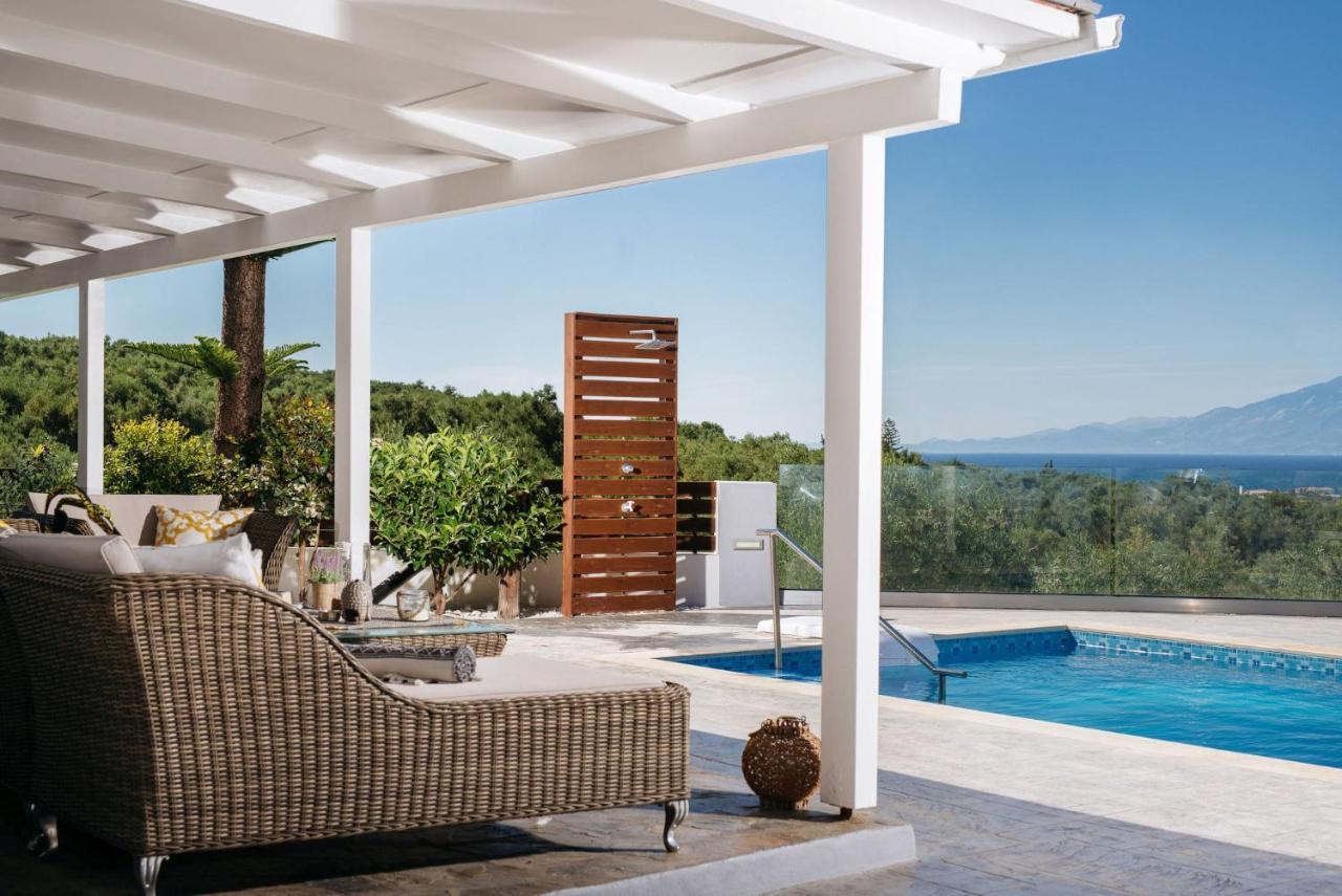 Villa Venia - Cozy Escape With Scenic Sew View, By Zantewize Tragaki Exteriör bild