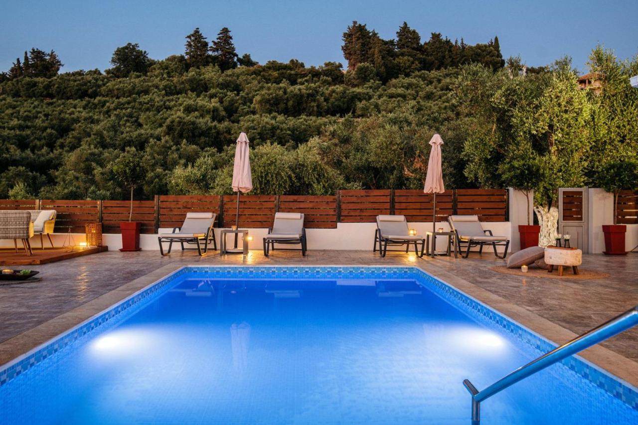 Villa Venia - Cozy Escape With Scenic Sew View, By Zantewize Tragaki Exteriör bild