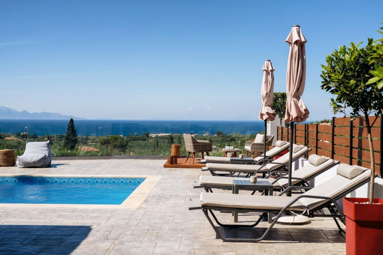 Villa Venia - Cozy Escape With Scenic Sew View, By Zantewize Tragaki Exteriör bild