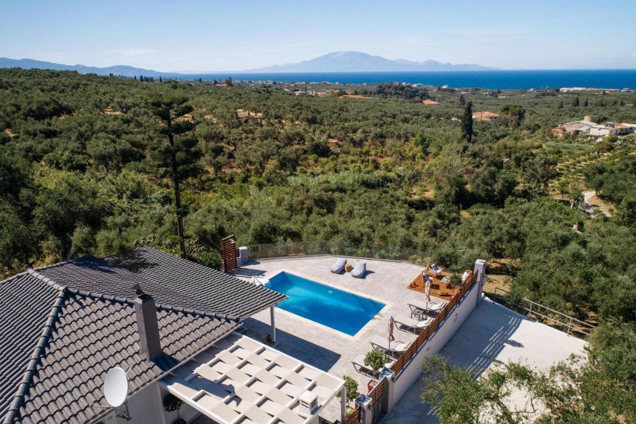 Villa Venia - Cozy Escape With Scenic Sew View, By Zantewize Tragaki Exteriör bild