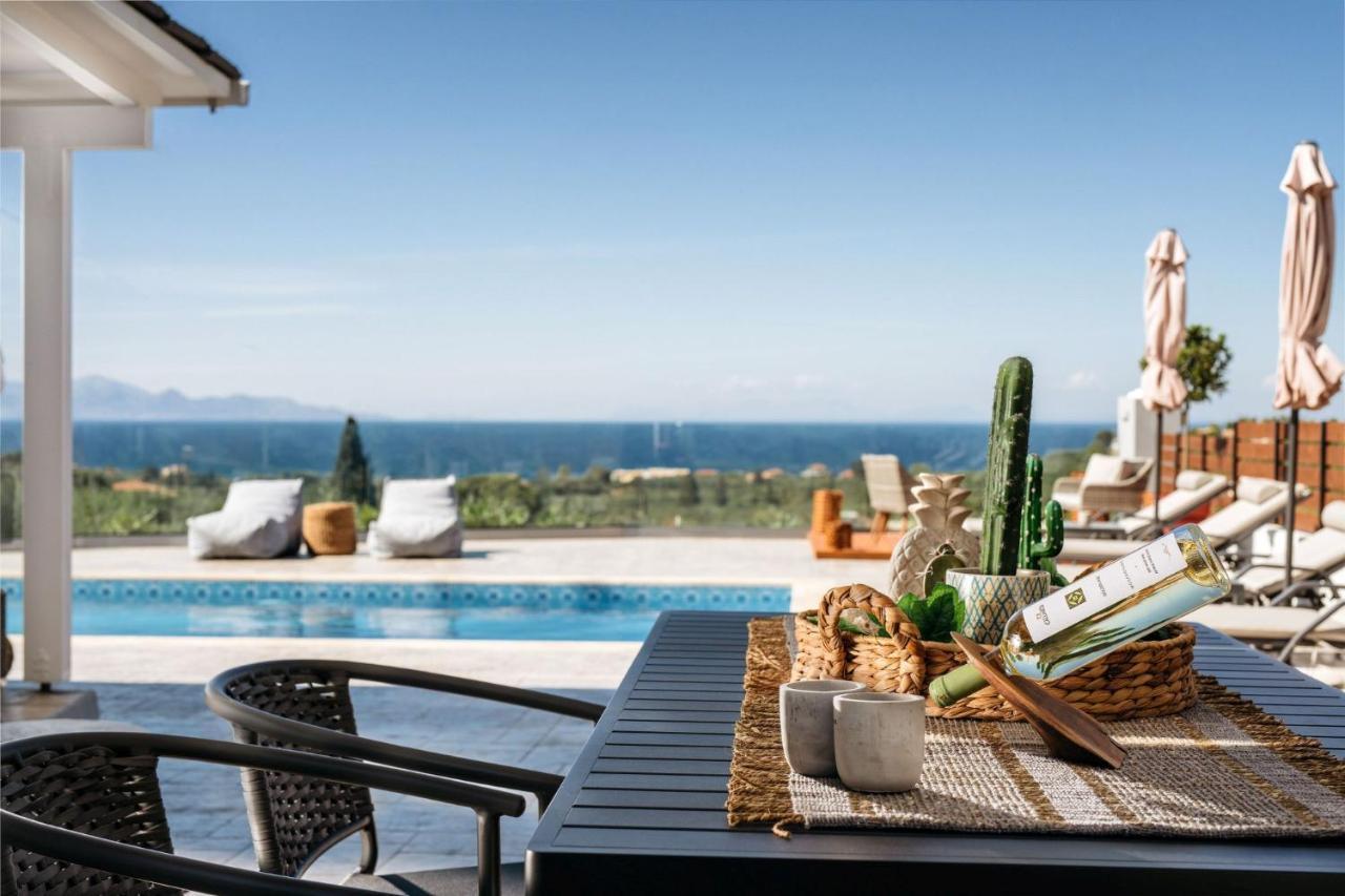 Villa Venia - Cozy Escape With Scenic Sew View, By Zantewize Tragaki Exteriör bild