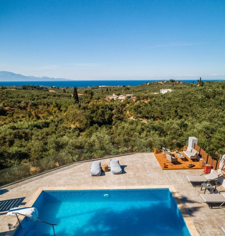 Villa Venia - Cozy Escape With Scenic Sew View, By Zantewize Tragaki Exteriör bild